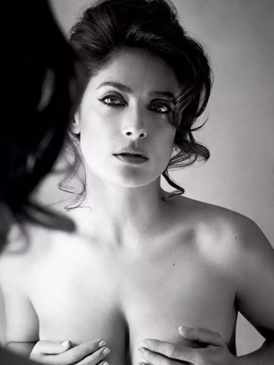 Salma Hayek Nua, Pelada, Nudes